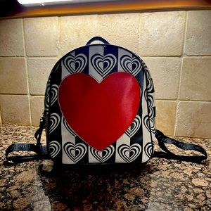 Betsy Johnson NWOT-hard to find Red Heart little backpack
